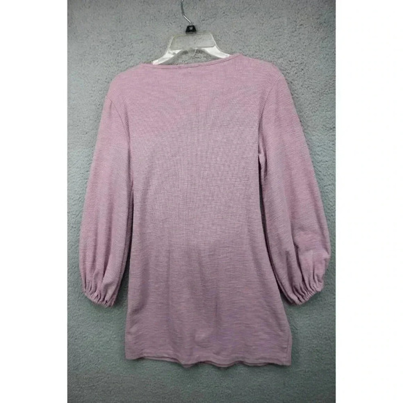 R. Vivimos Women's Long Puff Sleeves Dress-Size Large(12-14)-Front Ties - Picture 4 of 5